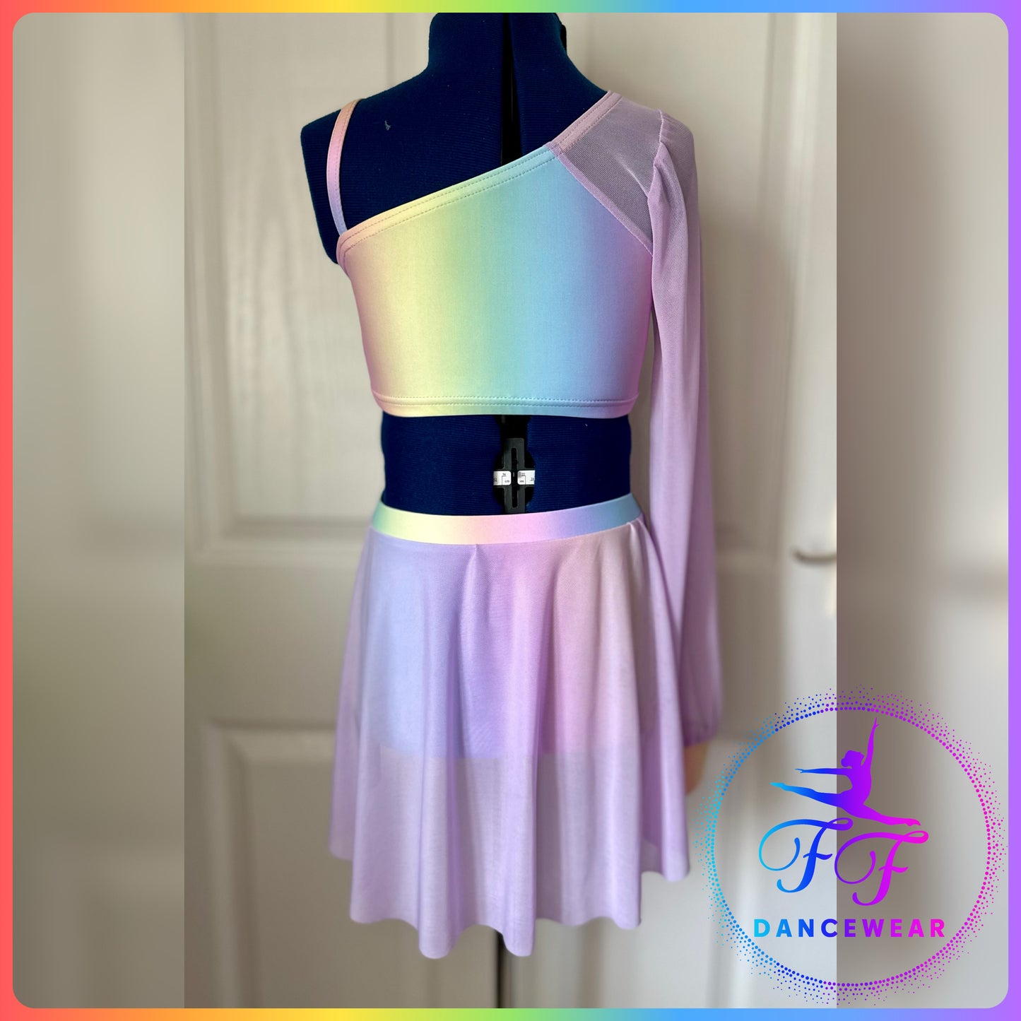 MELODY - Pastel Rainbow Lyrical / Contemporary Dance Costume