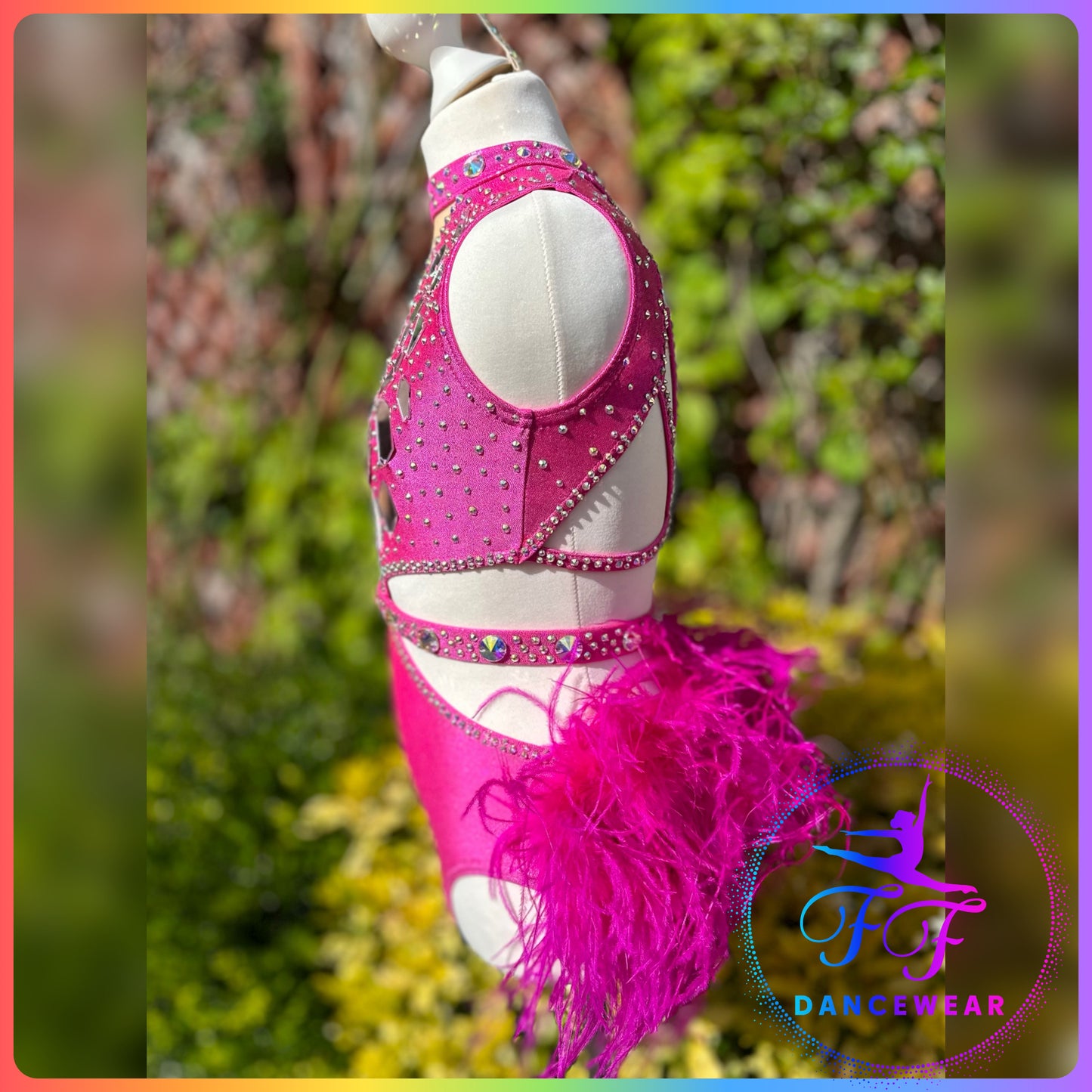 BESPOKE Pink Mystique Modern / Tap / Jazz Dance Costume (Size 3a - 11/12 yrs)