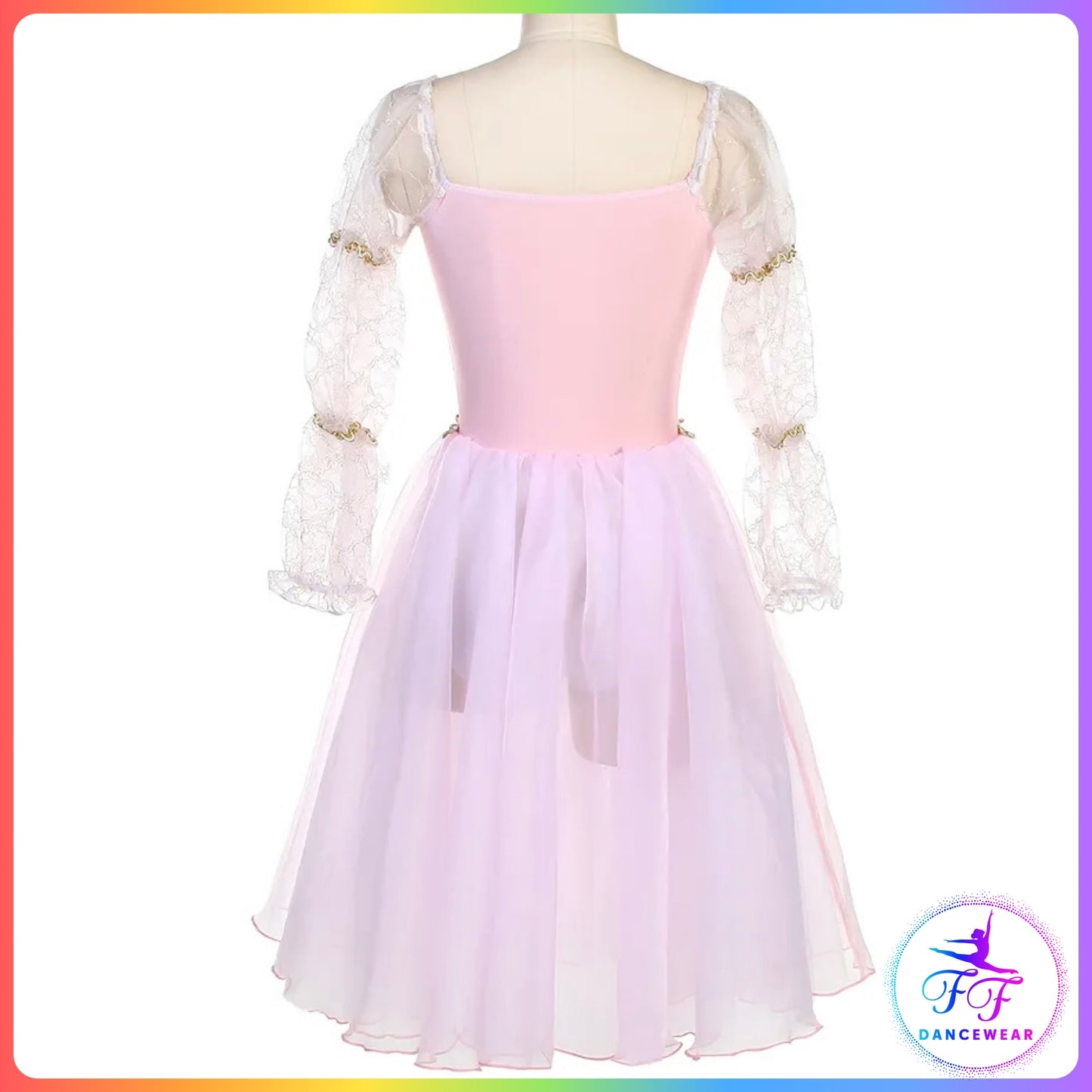 Long Sleeve Romantic Tutu in Blue or Pink (Child & Adult Sizes)