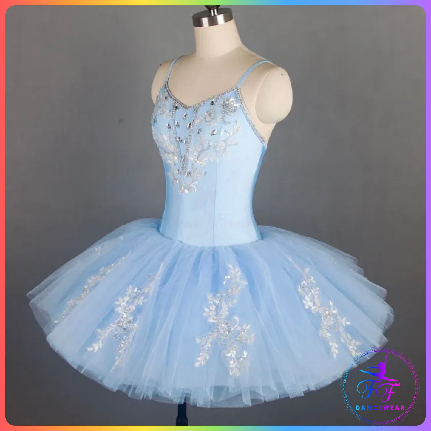 Decorated Bell Ballet Tutu Sky / Blue / Pink / Purple (Child & Adult Sizes)