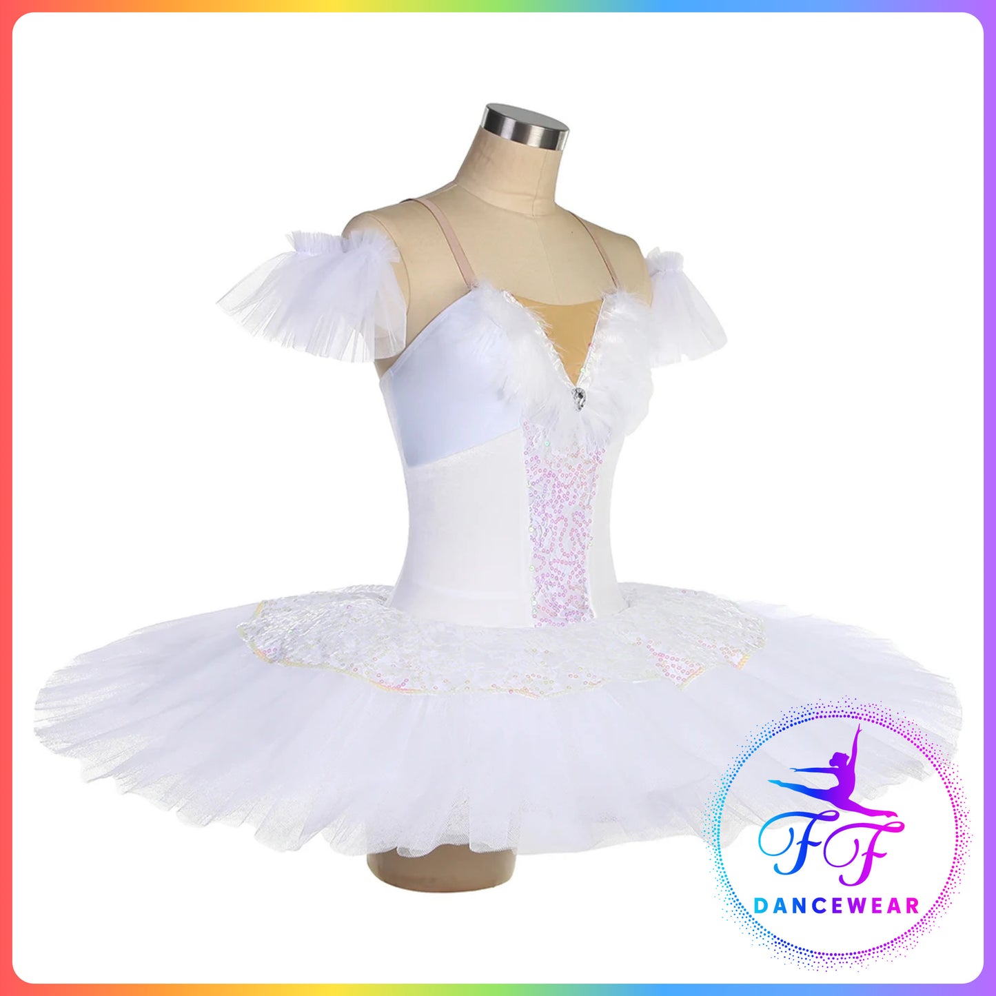 White / Black Swan Professional Ballet Pancake Tutu (Child & Adult sizes)