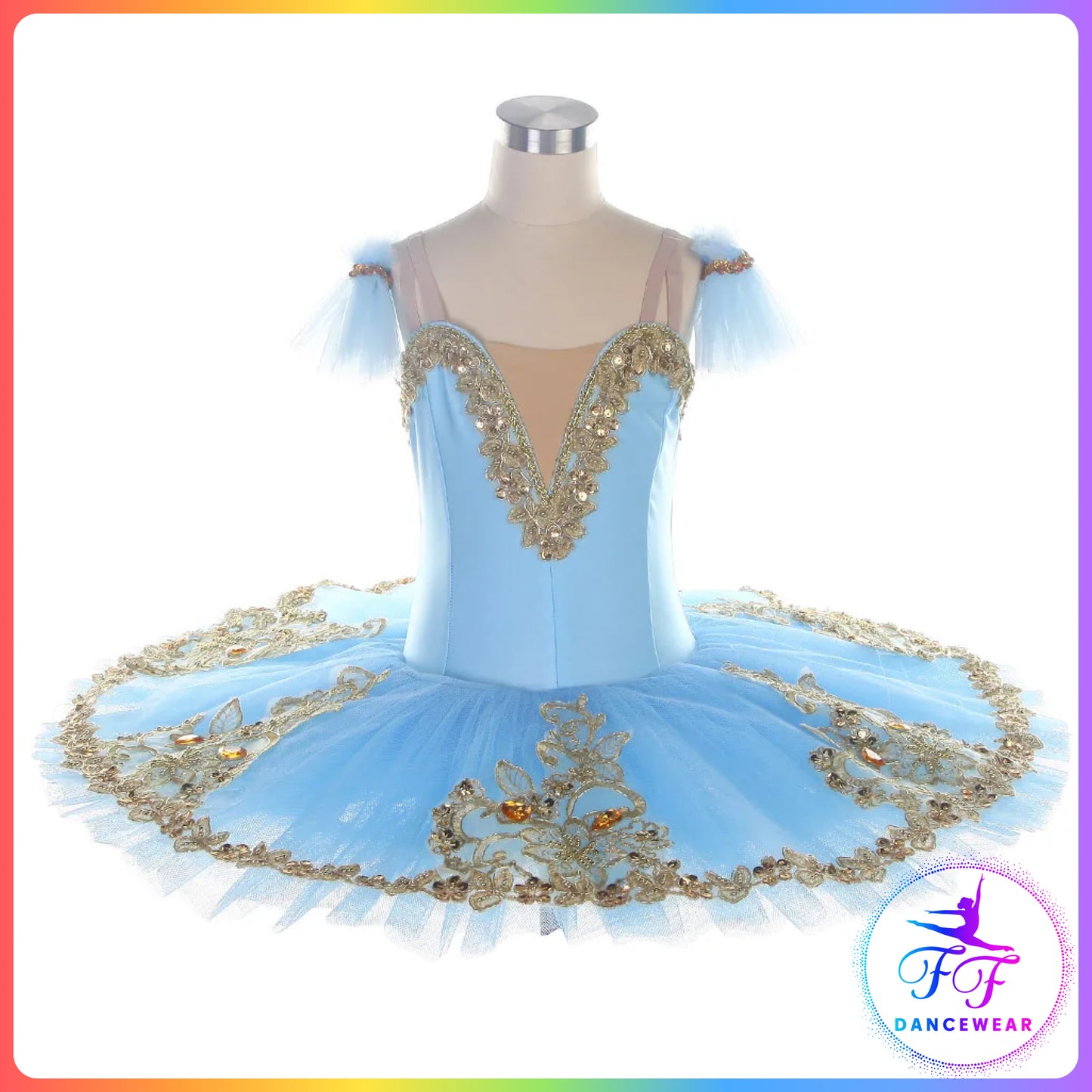 Red / Blue / Lilac / Yellow / White Stretch Professional Ballet Pancake Tutu (Child & Adult sizes)