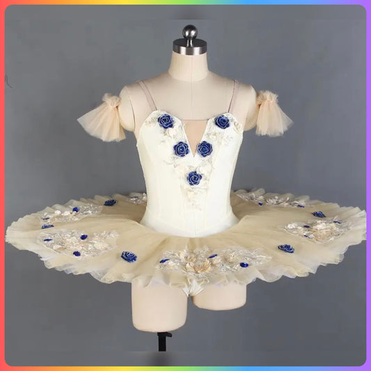 Ivory Velvet Professional Ballet Pancake Tutu (Child & Adult Sizes)