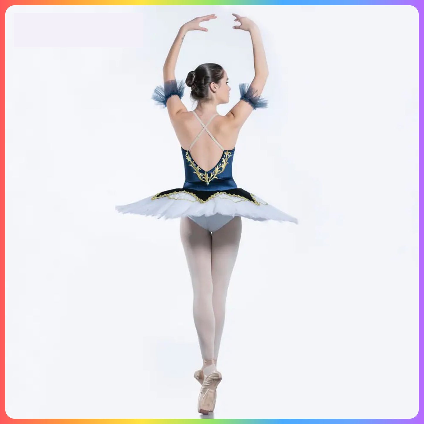 Navy Blue Velvet Professional Ballet Pancake Tutu (Child & Adult Sizes)