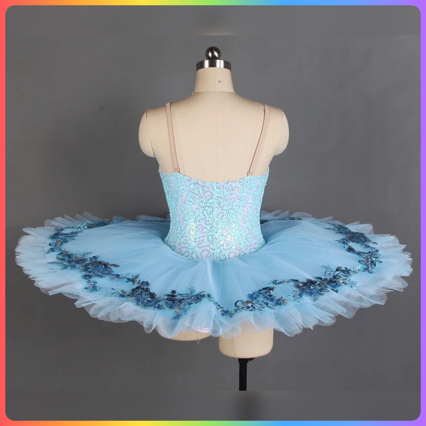 Sparkling Sequin Professional Ballet Pancake Tutu (Child & Adult Sizes)