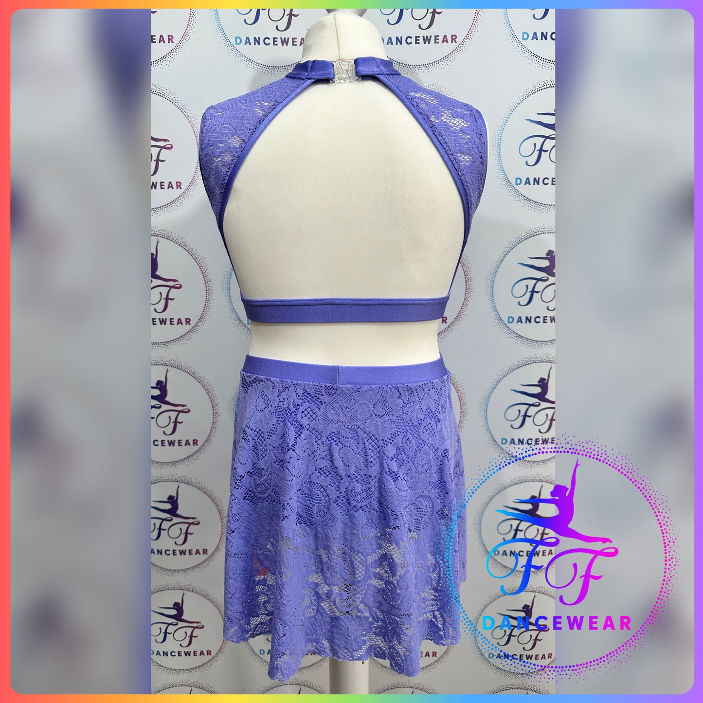 BESPOKE Lilac Lace Lyrical / Contemporary Dance Costume (Size 3a - 11/12 yrs)