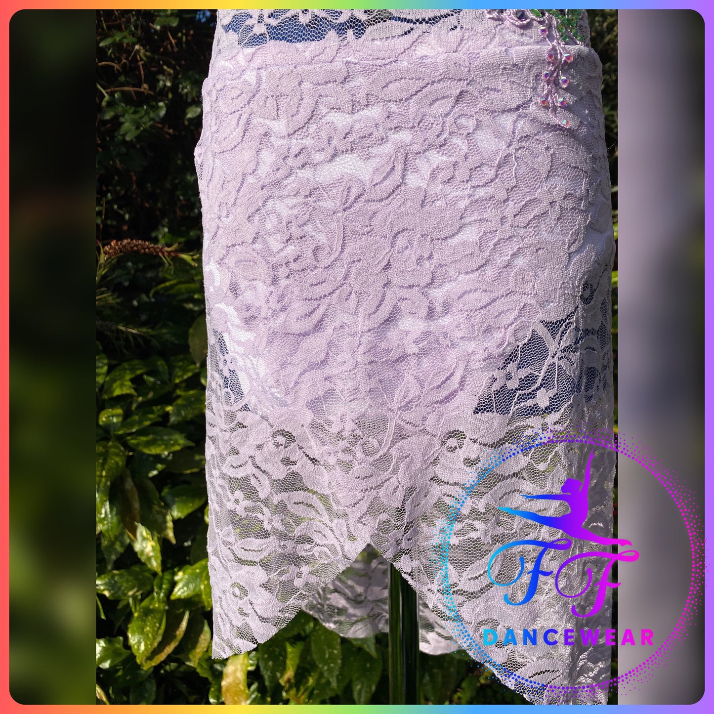 Lilac Stretch Lace Lyrical / Contemporary Dance Costume (Size 2 9/10yrs)