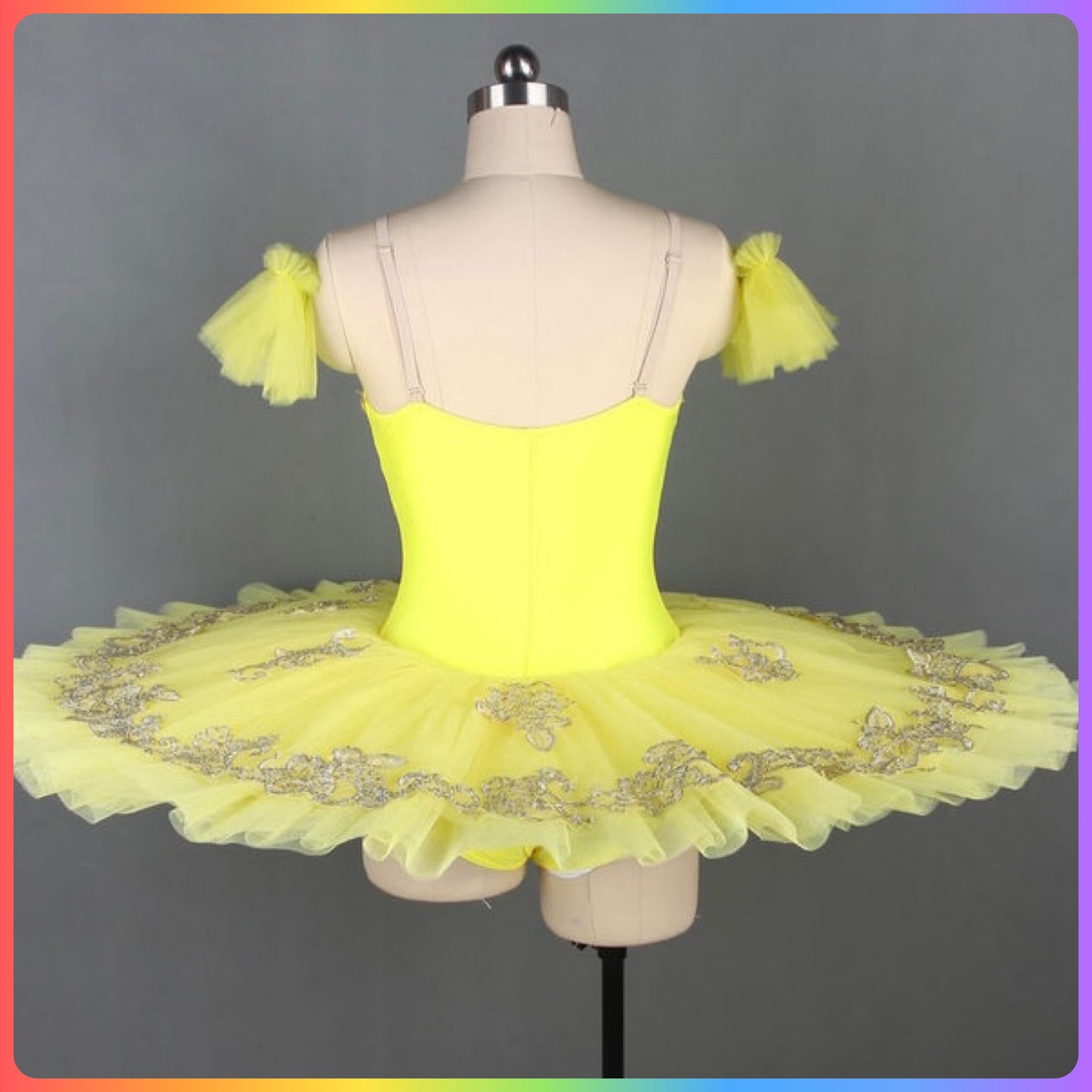Yellow Professional Ballet Pancake Tutu (Child & Adult Sizes)