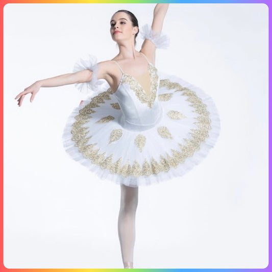 White Professional Ballet Pancake Tutu (Child & Adult Sizes)
