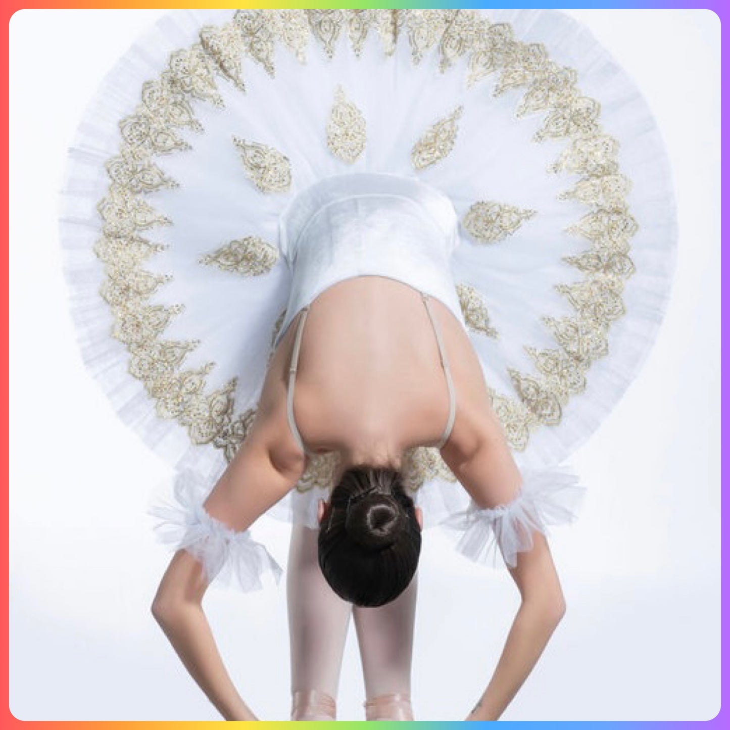 White Professional Ballet Pancake Tutu (Child & Adult Sizes)
